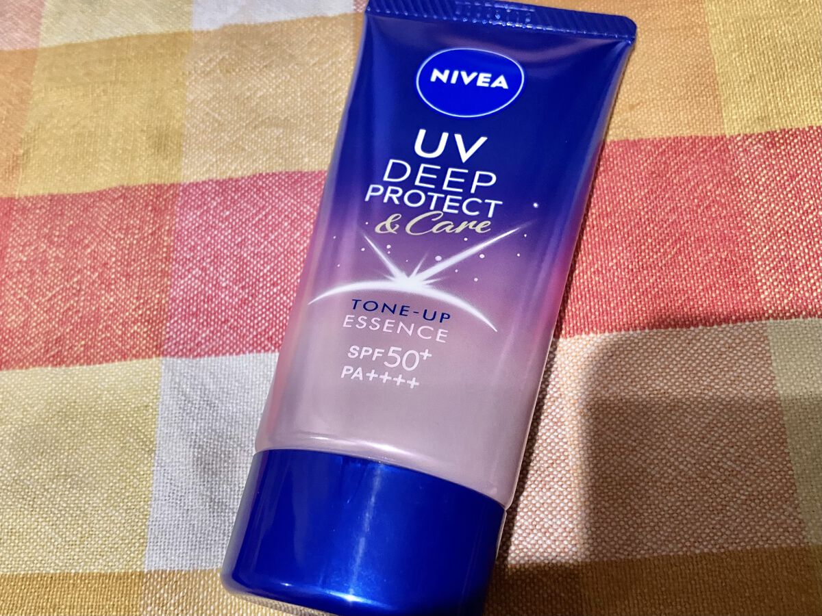ニベアUV ディープ プロテクト＆ケア トーンアップ エッセンス/ニベア/日焼け止めローションを使ったクチコミ（3枚目）