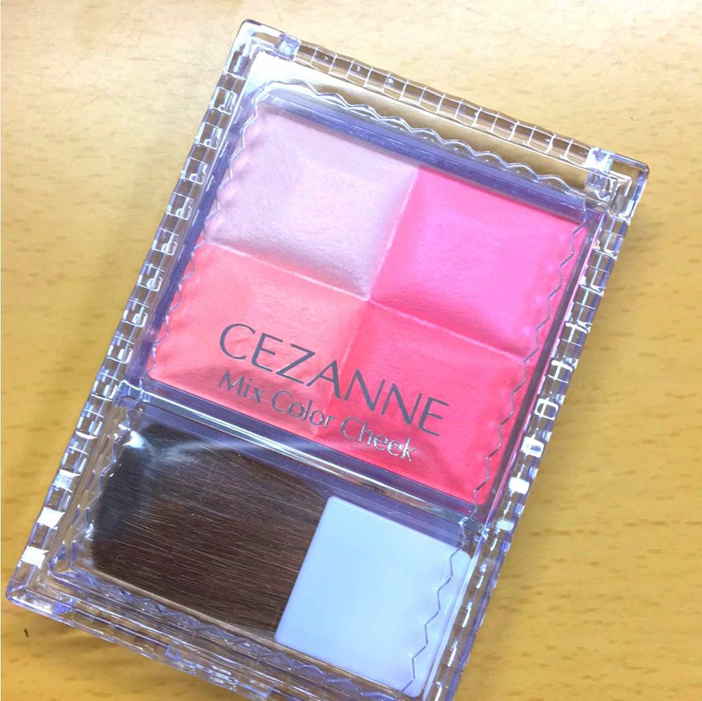 ミックスカラーチーク/CEZANNE/パウダーチークを使ったクチコミ（1枚目）