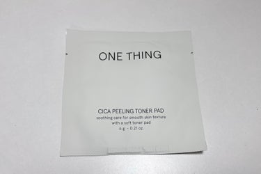 シカピーリングトナーパッド/ONE THING/その他スキンケアを使ったクチコミ（1枚目）