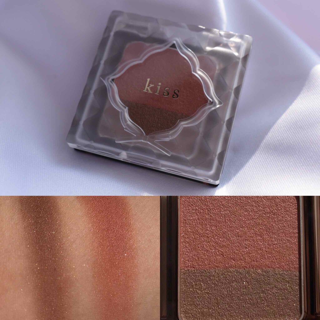 デュアルアイズBX/KiSS/アイシャドウパレットを使ったクチコミ(3枚目)