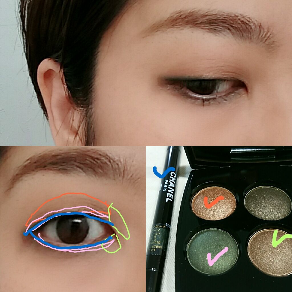 スティロ ユー ウォータープルーフ N 948 ジャングル グリーン/CHANEL/ペンシルアイライナーを使ったクチコミ（2枚目）