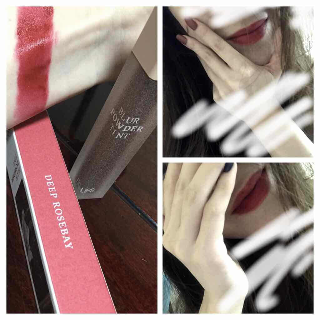 ブラーパウダーティント/EGLIPS/リップティントを使ったクチコミ（3枚目）