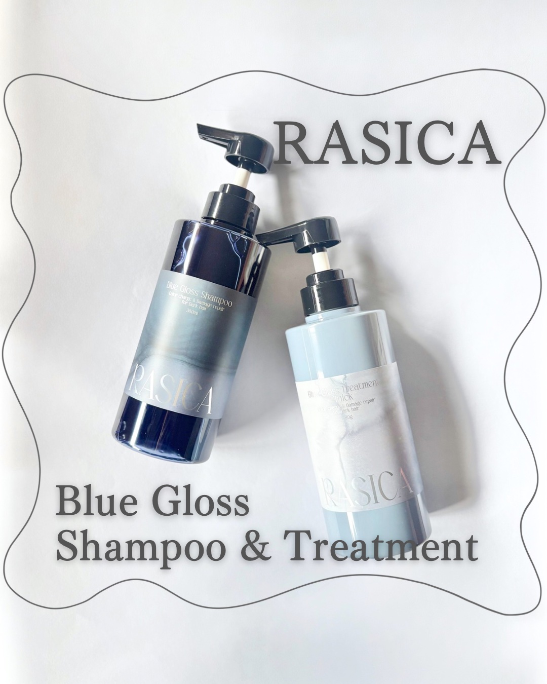 ブルーグロスシャンプー/トリートメント/rasica/市販シャンプーを使ったクチコミ（1枚目）