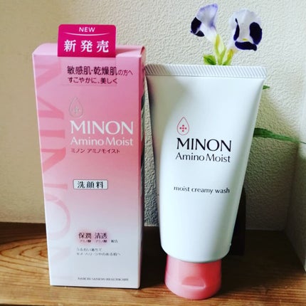 アミノモイスト モイストクリーミィ ウォッシュ/ミノン/洗顔フォームを使ったクチコミ(1枚目)