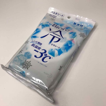 冷シート 無香性/ビオレ/ボディシートを使ったクチコミ(1枚目)