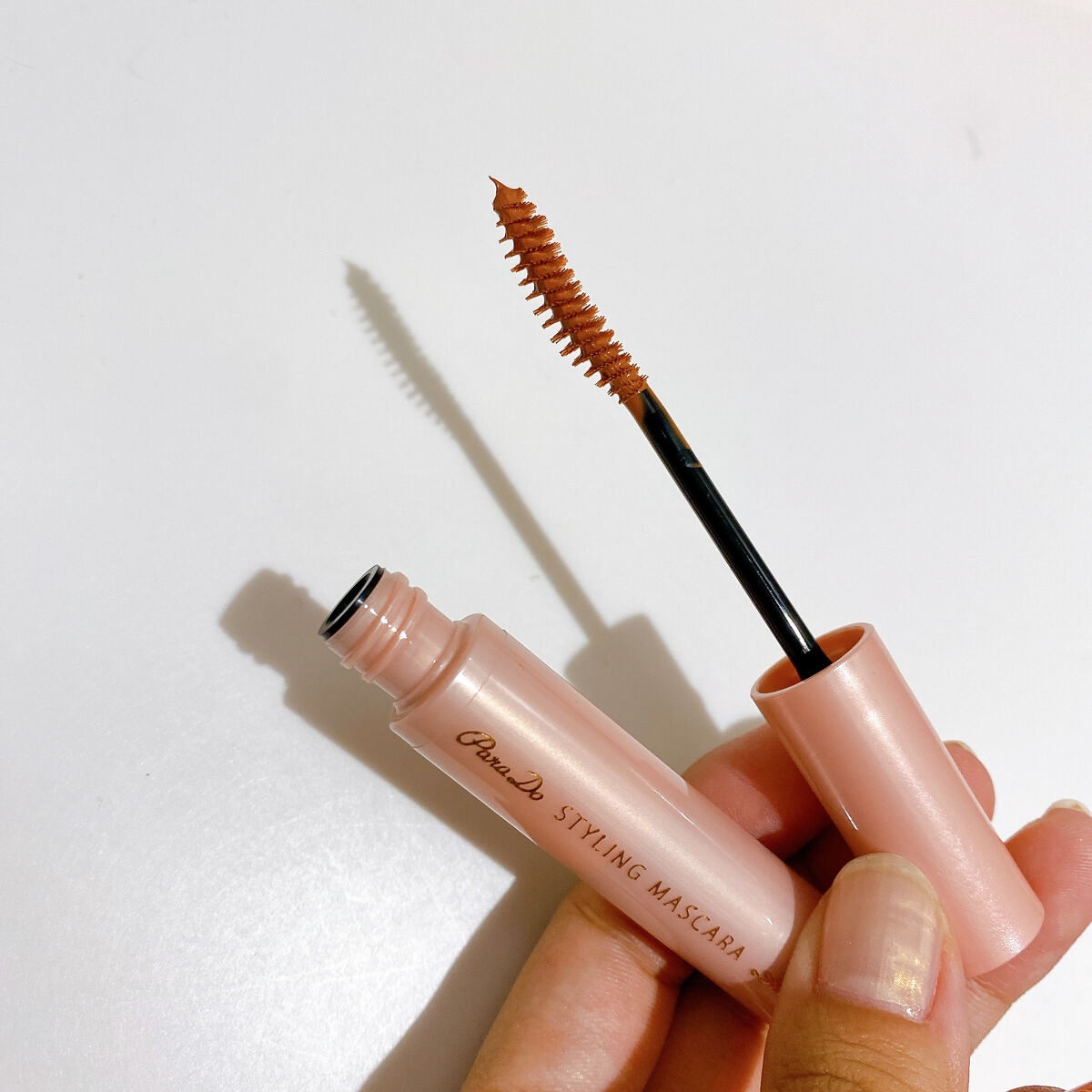 スタイリングマスカラ BR 格上げオレンジブラウン/パラドゥ/マスカラを使ったクチコミ（1枚目）