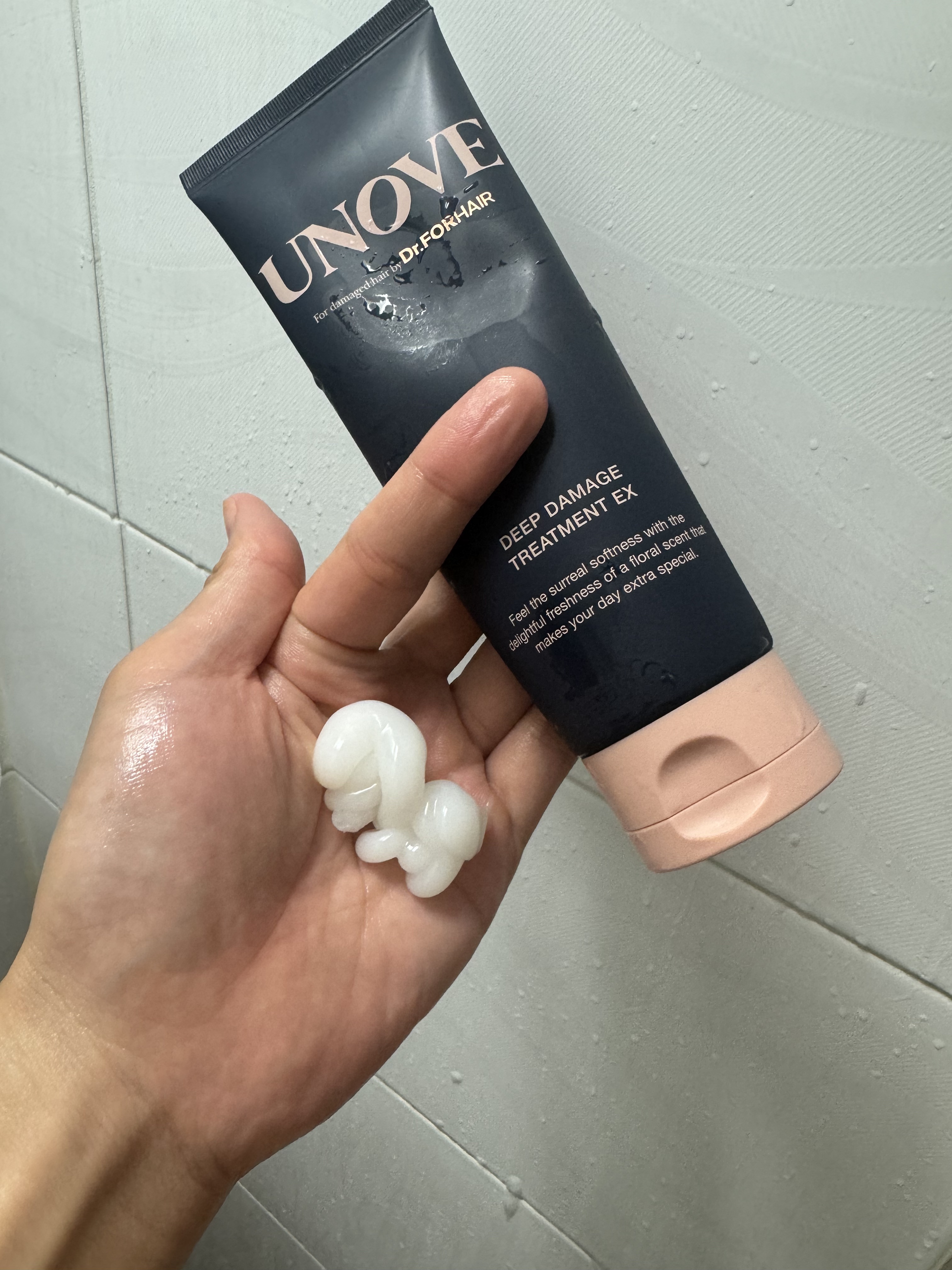 ディープダメージトリートメントEX/UNOVE/洗い流すヘアトリートメントを使ったクチコミ（3枚目）