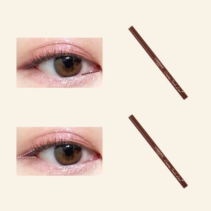 クリーミータッチライナー/キャンメイク/ジェルアイライナーを使ったクチコミ(3枚目)