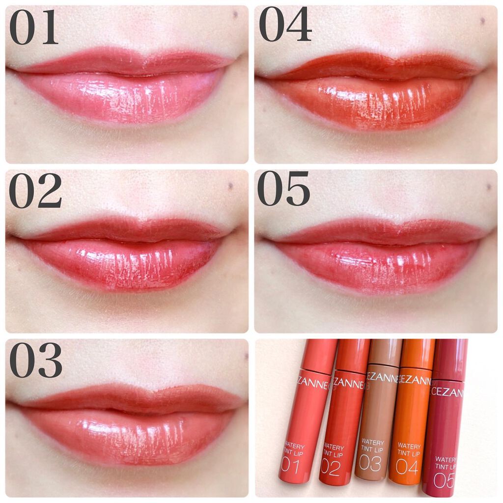 ウォータリーティントリップ/CEZANNE/リップティントを使ったクチコミ(5枚目)