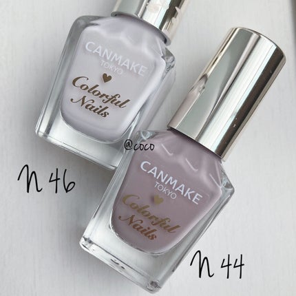 カラフルネイルズ N46 クラウディスカイ/キャンメイク/マニキュアを使ったクチコミ(2枚目)