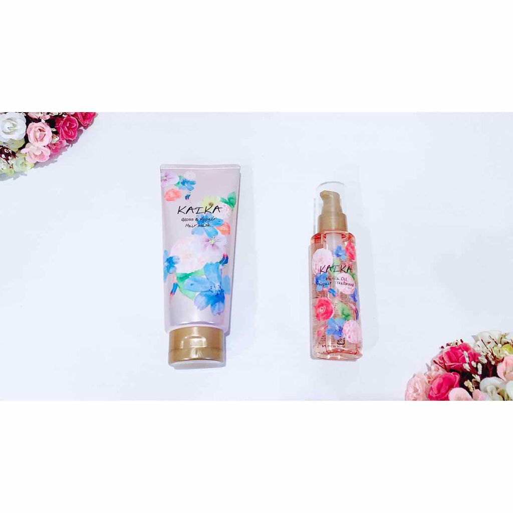 カイカ グロス＆リペア へアマスク/KAIKA/ヘアマスク・ヘアパックを使ったクチコミ（1枚目）