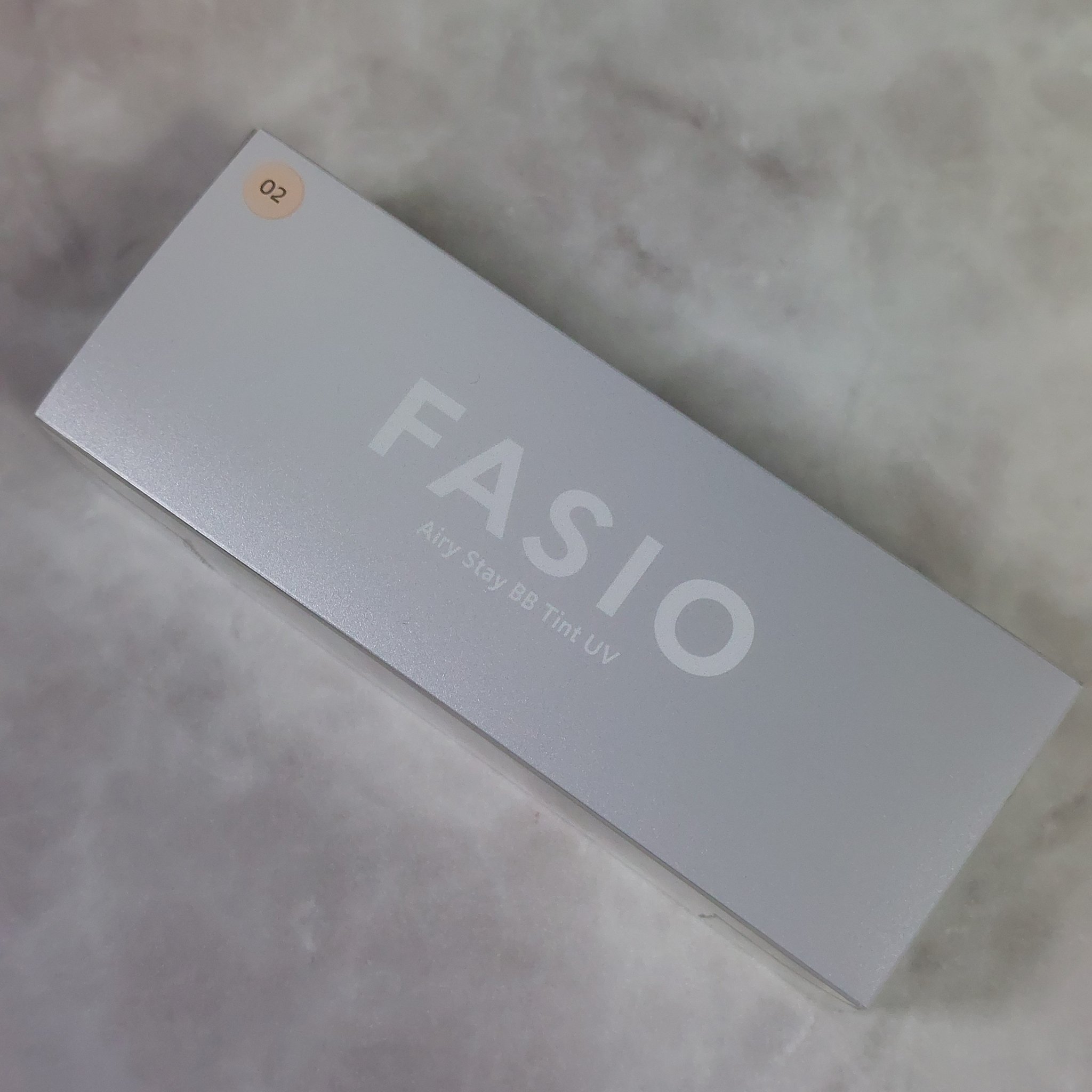 （記録用）
FASIO　エアリーステイ BB ティント UV
02　ライトベージュ