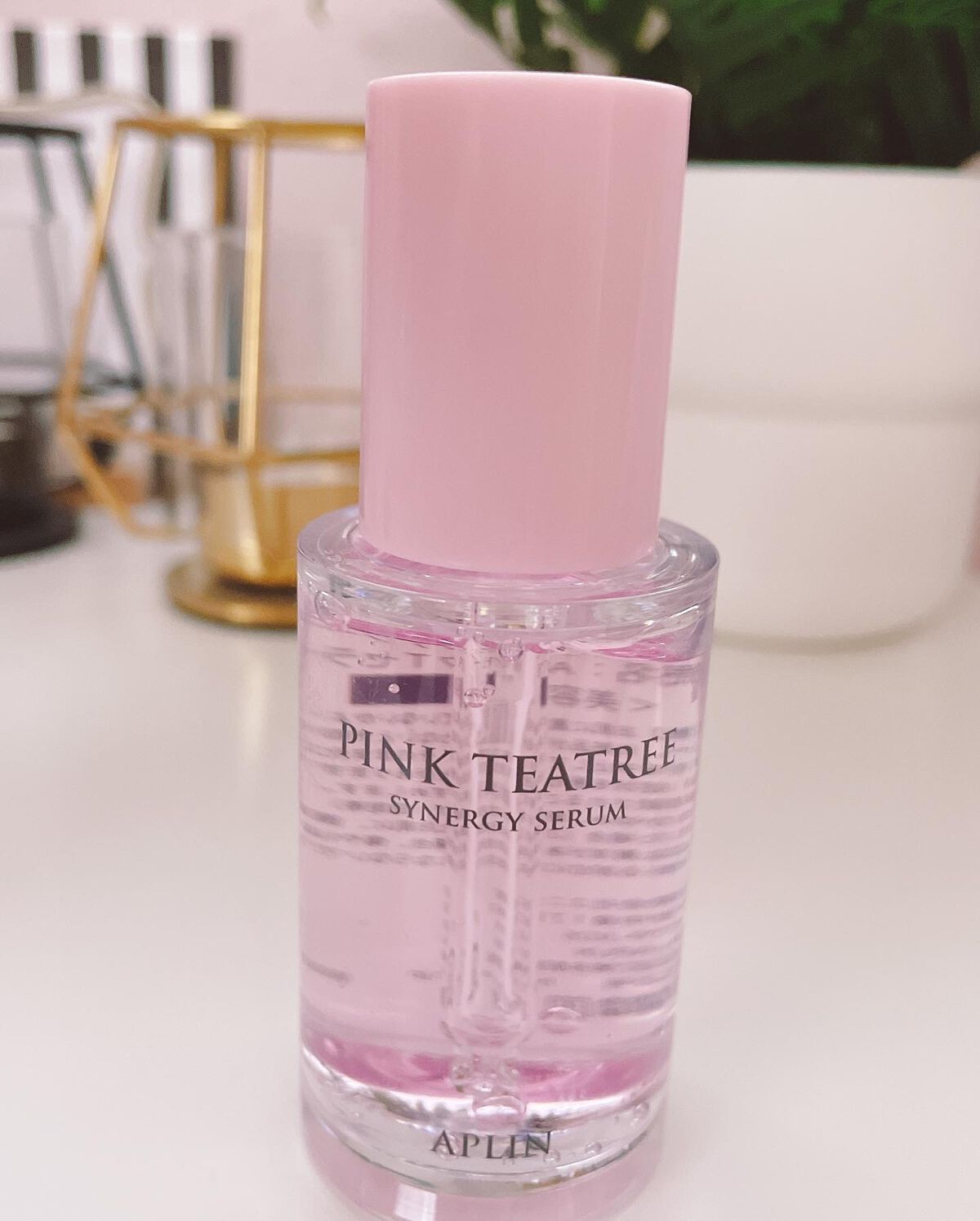 ピンクティーツリーシナジーセラム/APLIN/美容液を使ったクチコミ(2枚目)