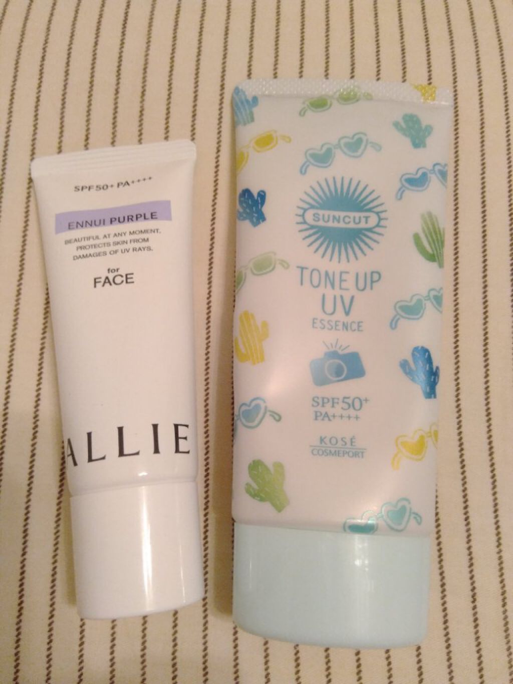 トーンアップUV エッセンス/サンカット®/日焼け止めローションを使ったクチコミ（1枚目）