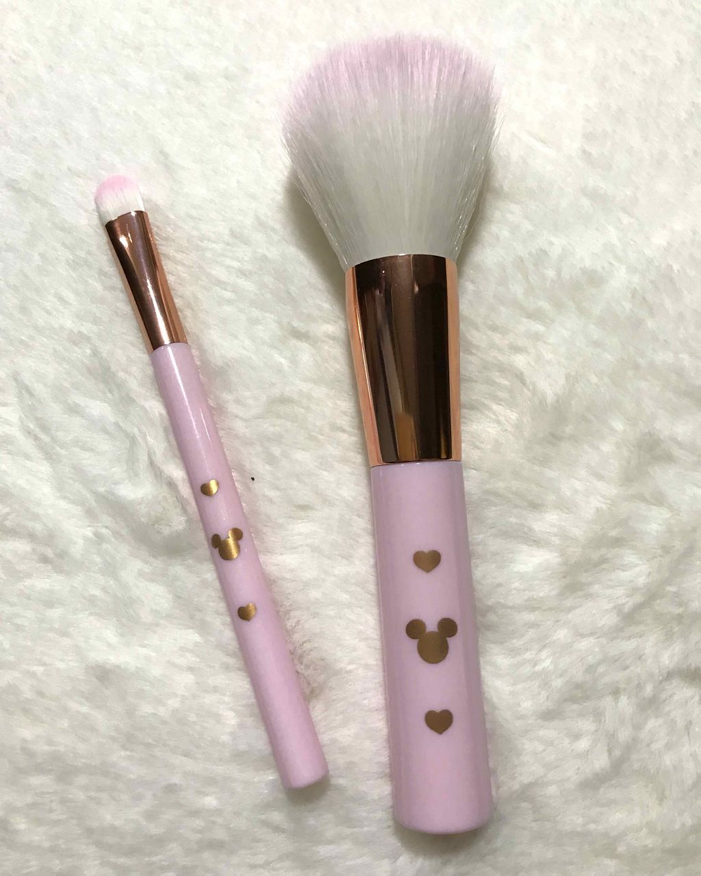 ごくふわっ ミッキーブラシ/DAISO/メイクブラシを使ったクチコミ（2枚目）