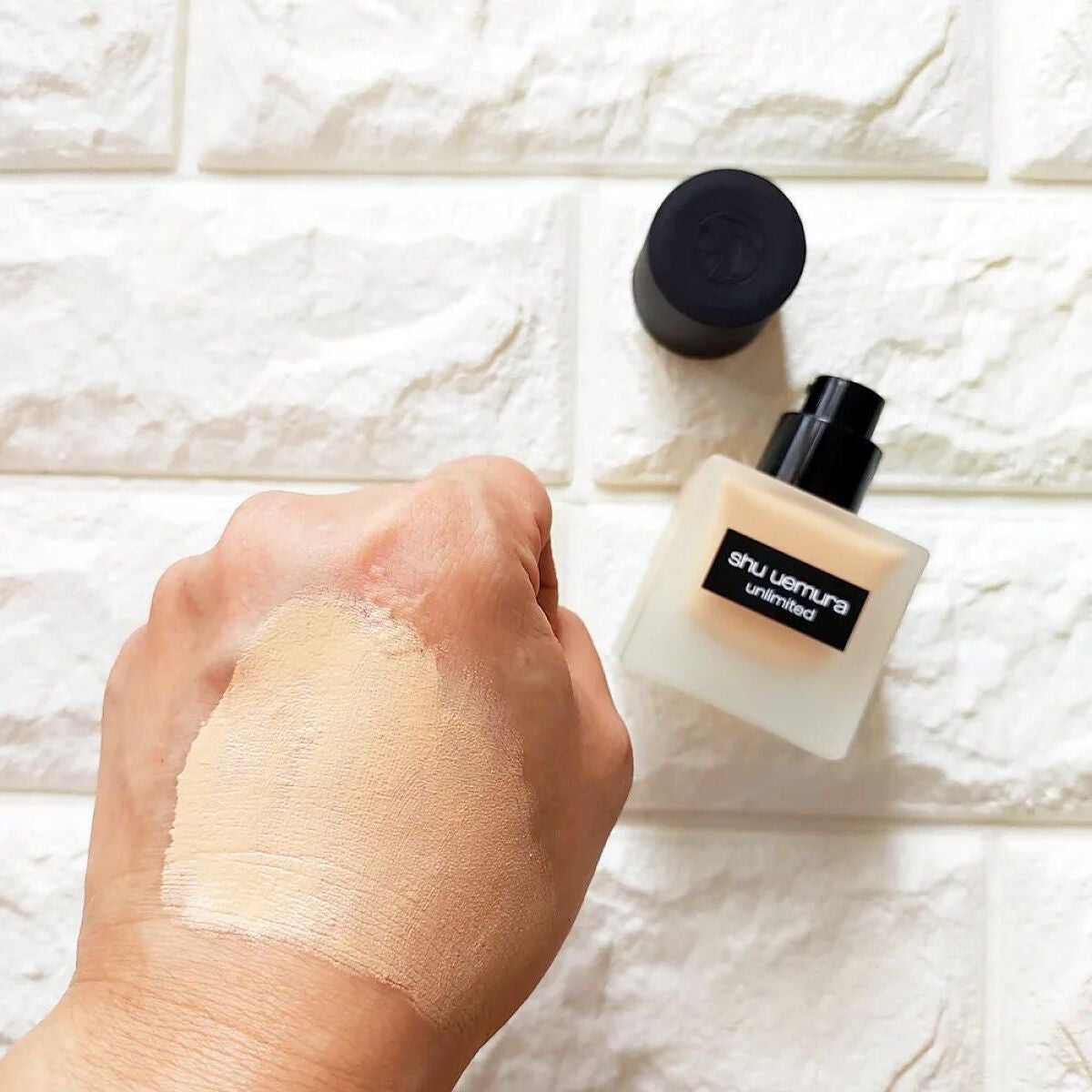 (旧)アンリミテッド ラスティング フルイド/shu uemura/リキッドファンデーションを使ったクチコミ(3枚目)