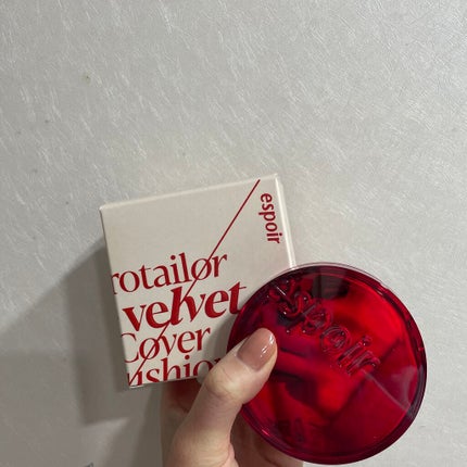 プロテーラービーベルベットカバークッション/espoir/クッションファンデーションを使ったクチコミ(1枚目)