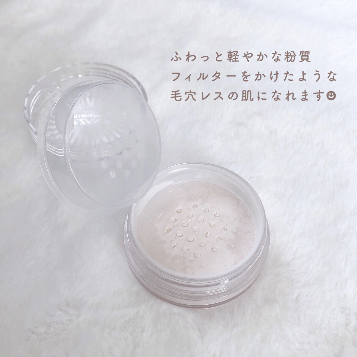 うるふわ仕上げパウダー/CEZANNE/ルースパウダーを使ったクチコミ（3枚目）