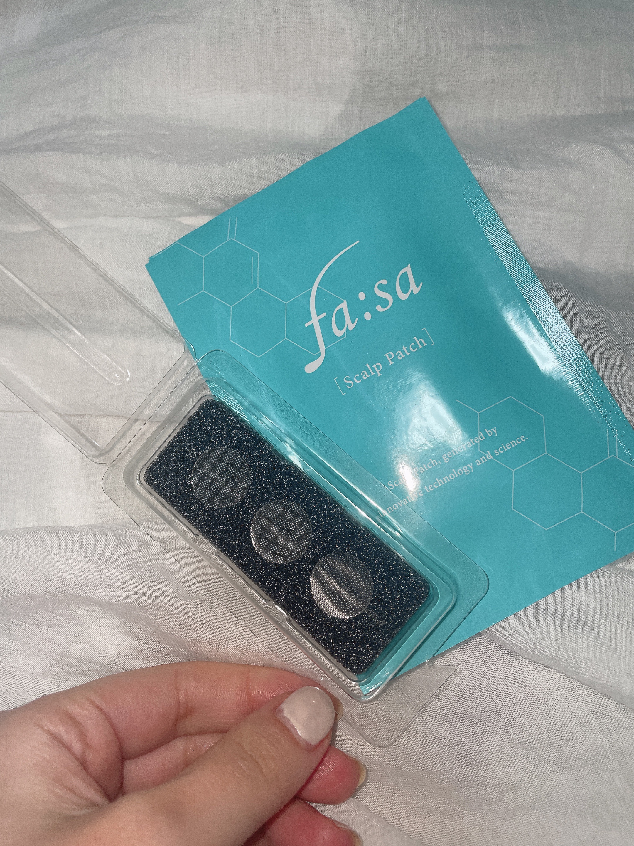 スペシャルケアセット(スキャルプパッチ/育毛トニック)/fasa/頭皮ローションを使ったクチコミ（2枚目）