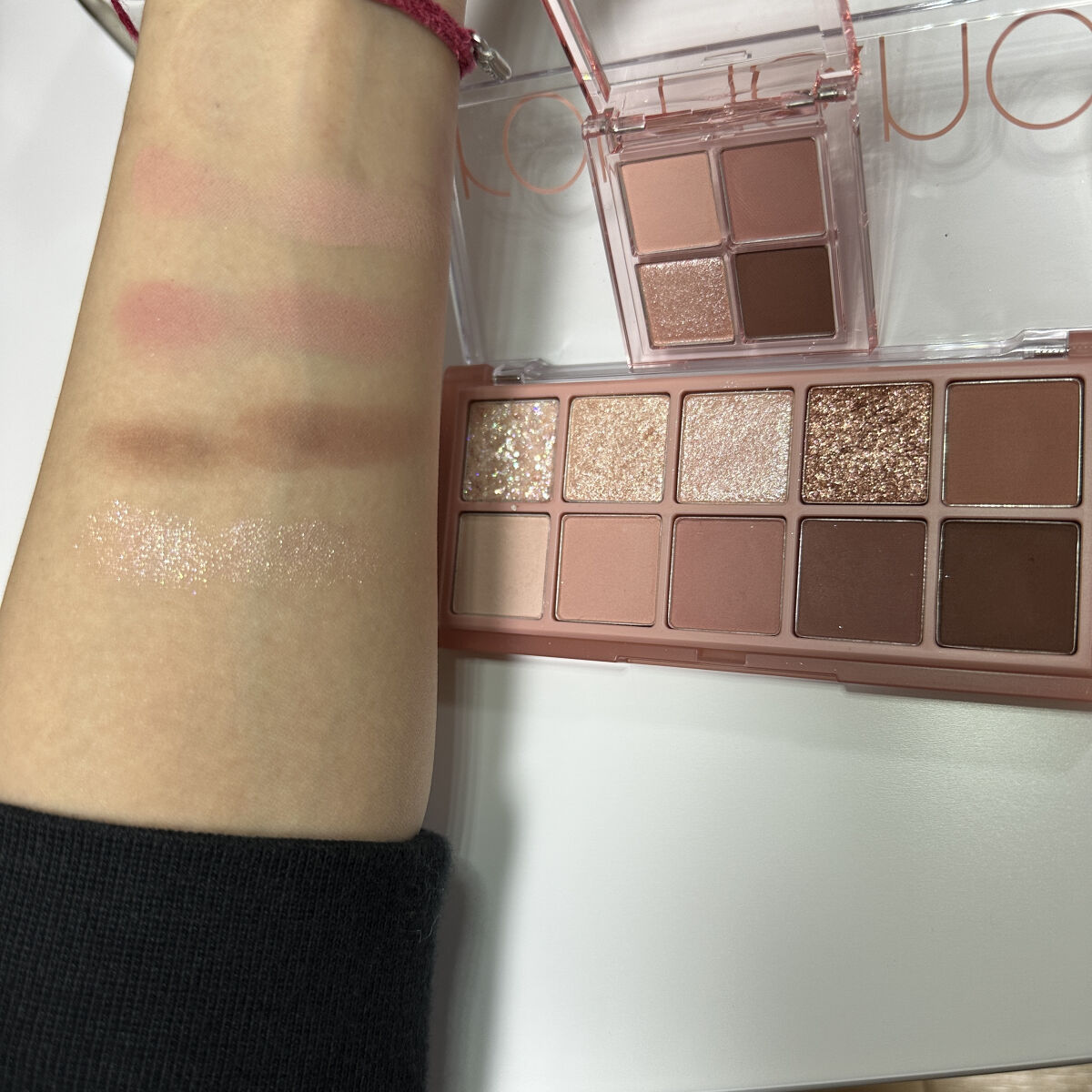 ベターザンパレット/rom&nd/アイシャドウパレットを使ったクチコミ（3枚目）