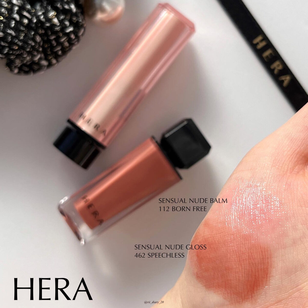 センシュアルヌードグロス/HERA/リップグロスを使ったクチコミ（2枚目）