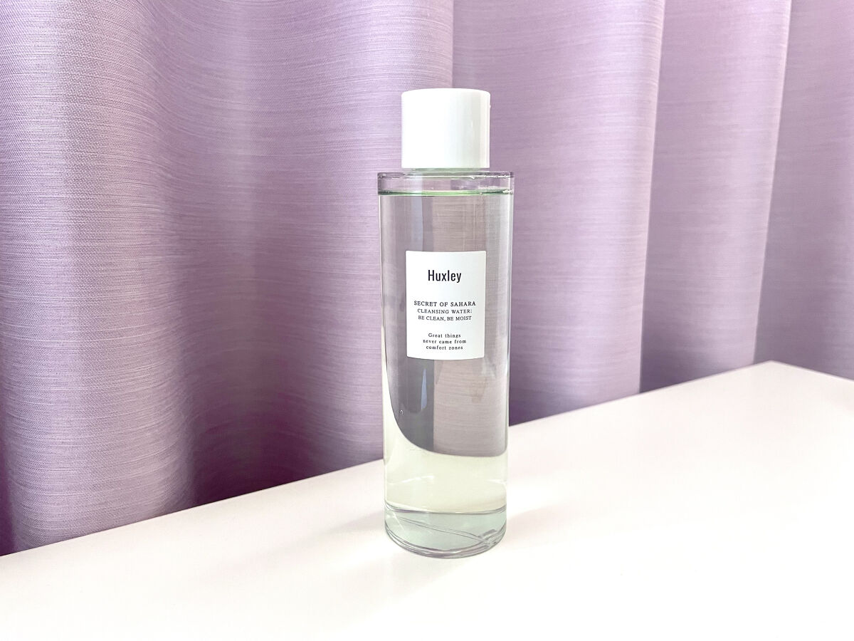 クレンジングウォーター； ビークリーン、ビーモイスト/Huxley/クレンジングウォーターを使ったクチコミ（1枚目）