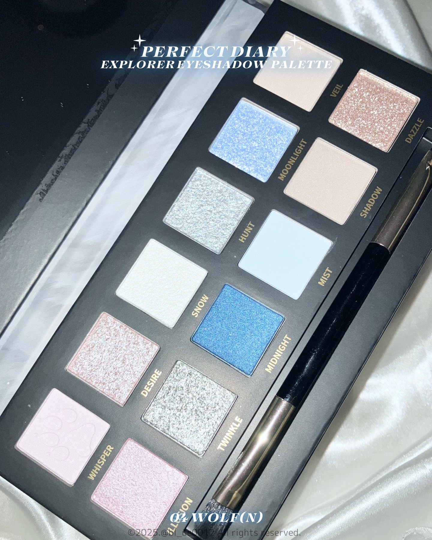 エクスプローラ12色 動物アイシャドウパレット/PERFECT DIARY/アイシャドウパレットを使ったクチコミ（2枚目）