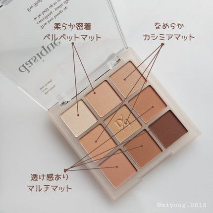 シャドウパレット/dasique/アイシャドウパレットを使ったクチコミ(3枚目)