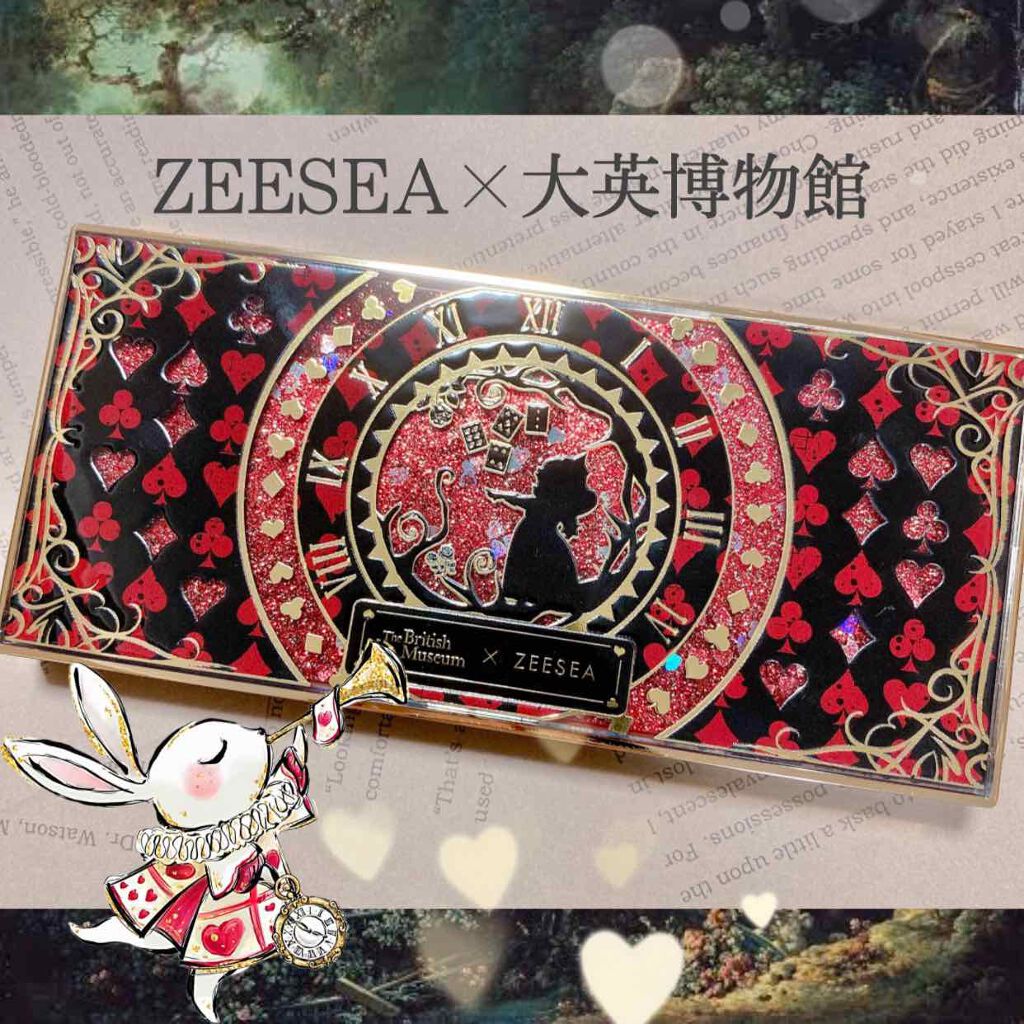 アリスドリームランドシリーズ 12色アイシャドウパレット（ZEESEA×大英博物館）/ZEESEA/アイシャドウパレットを使ったクチコミ（1枚目）