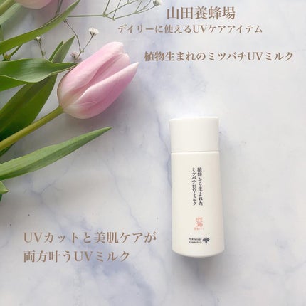 植物から生まれたミツバチUVミルク/アピセラピーコスメティクス/日焼け止めミルクを使ったクチコミ(1枚目)