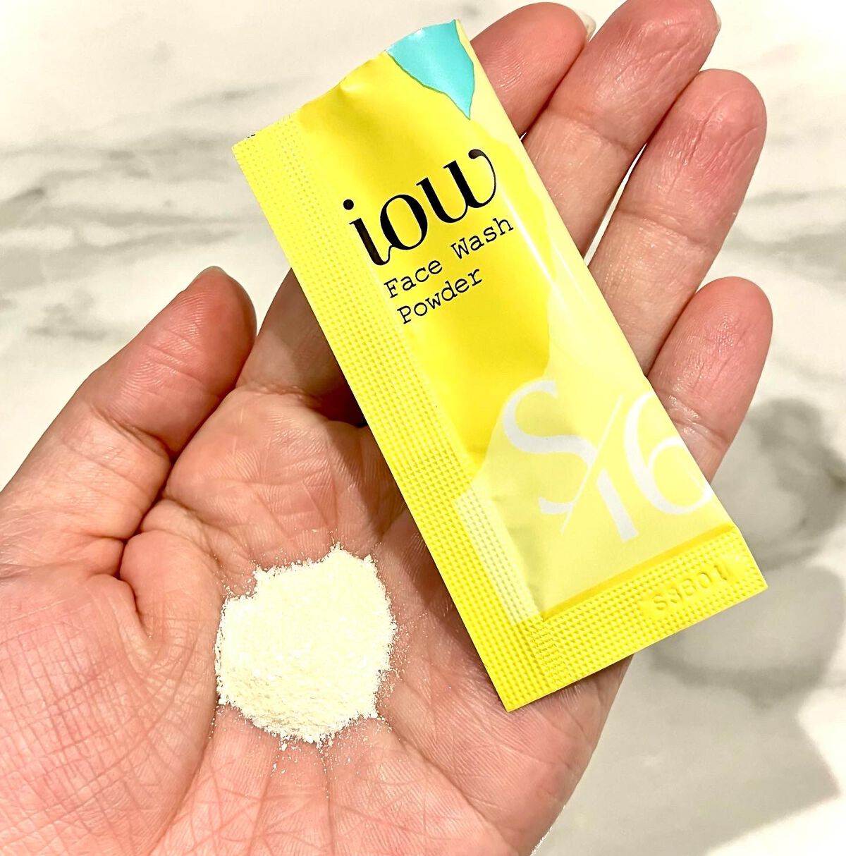 SF洗顔パウダー/iow/洗顔パウダーを使ったクチコミ（2枚目）