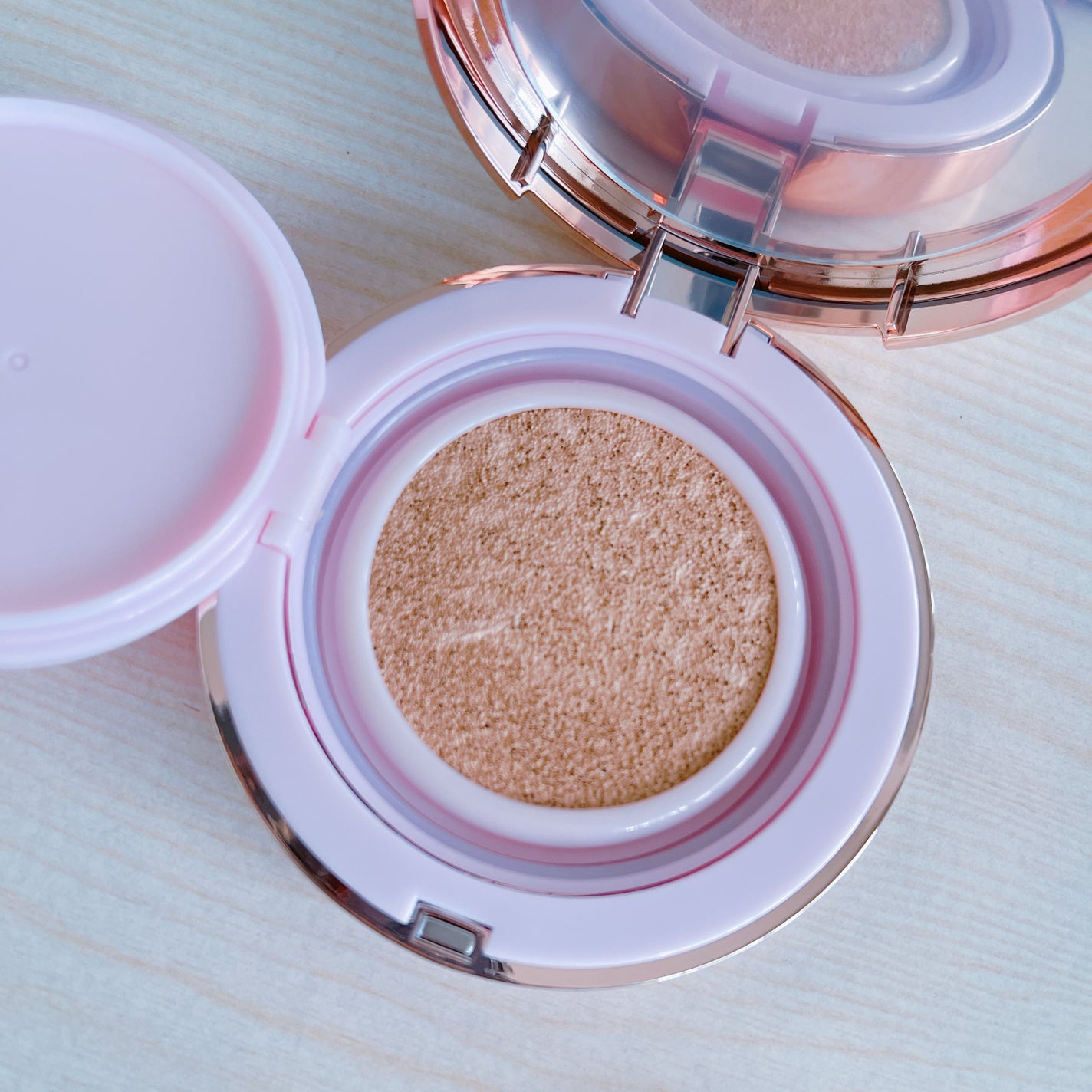 ピンクティーツリーカバーアップグロウクッション/APLIN/クッションファンデーションを使ったクチコミ(3枚目)