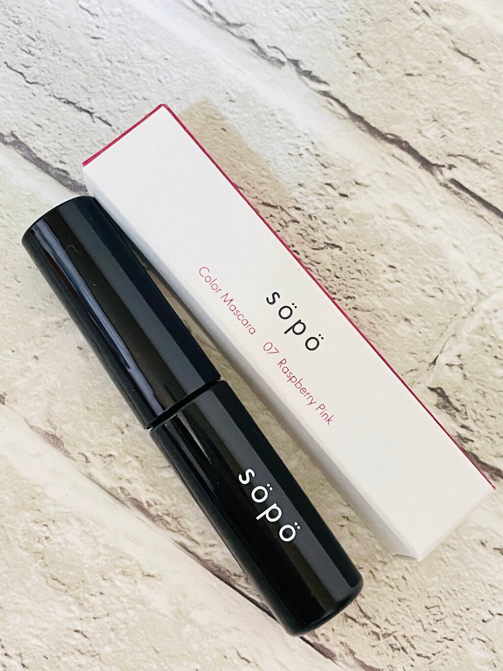 カラーマスカラ/sopo/マスカラを使ったクチコミ(2枚目)