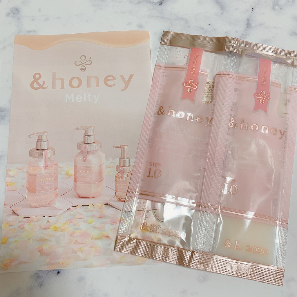 &honey Melty モイストリペア シャンプー1.0／モイストリペア ヘアトリートメント2.0/&honey/市販シャンプーを使ったクチコミ（3枚目）