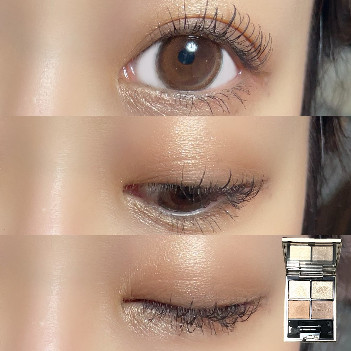 アイカラーレーション/LUNASOL/アイシャドウパレットを使ったクチコミ(2枚目)