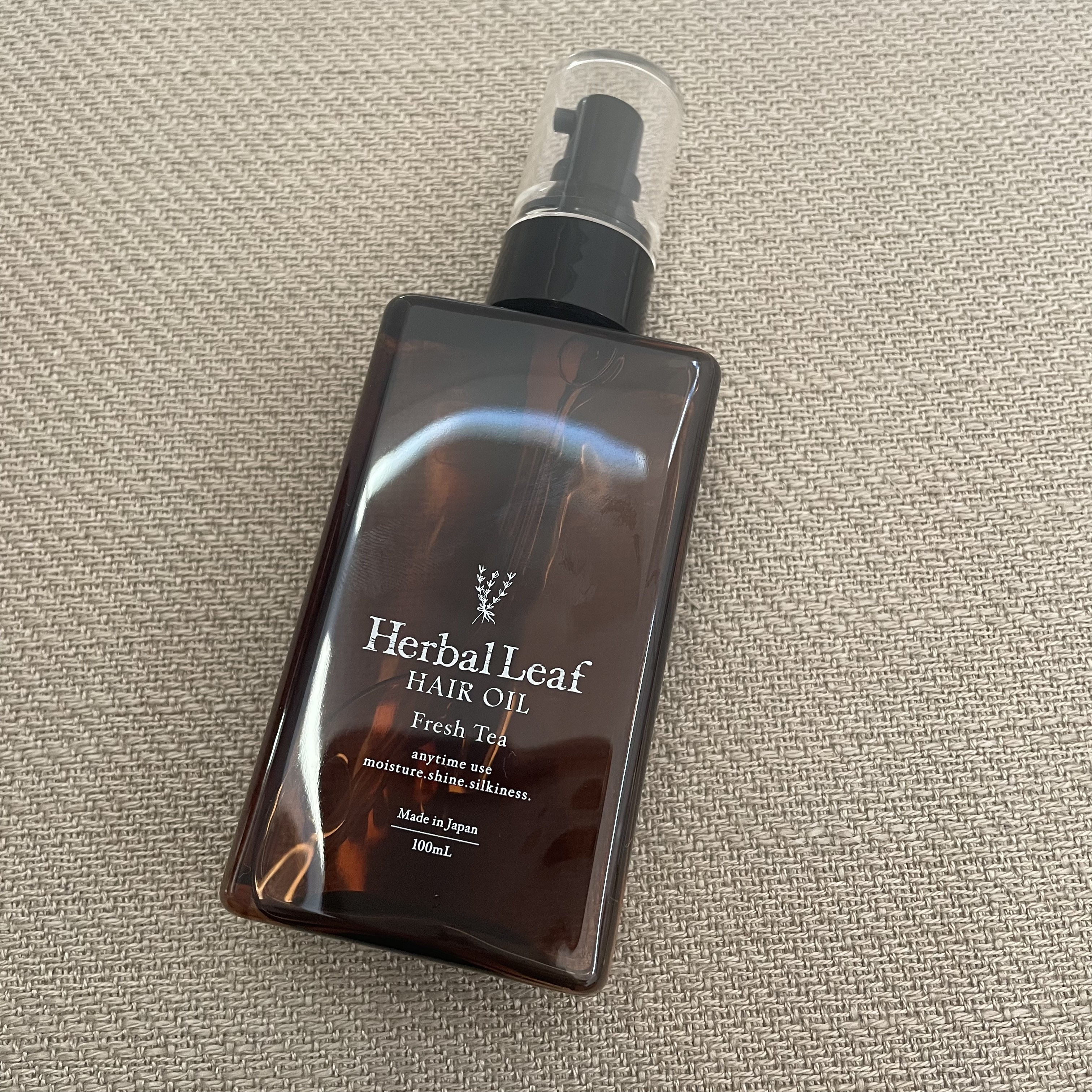 オーガニックヘアオイル フレッシュティーの香り/ハーバルリーフ/ヘアオイルを使ったクチコミ（1枚目）