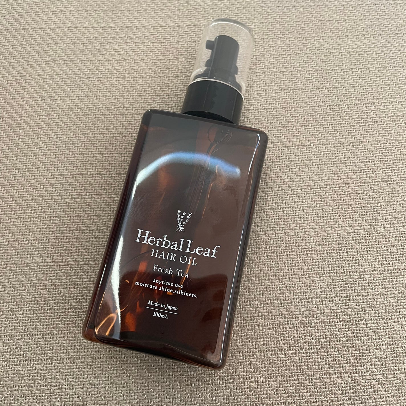 オーガニックヘアオイル フレッシュティーの香り/ハーバルリーフ/ヘアオイルを使ったクチコミ(1枚目)