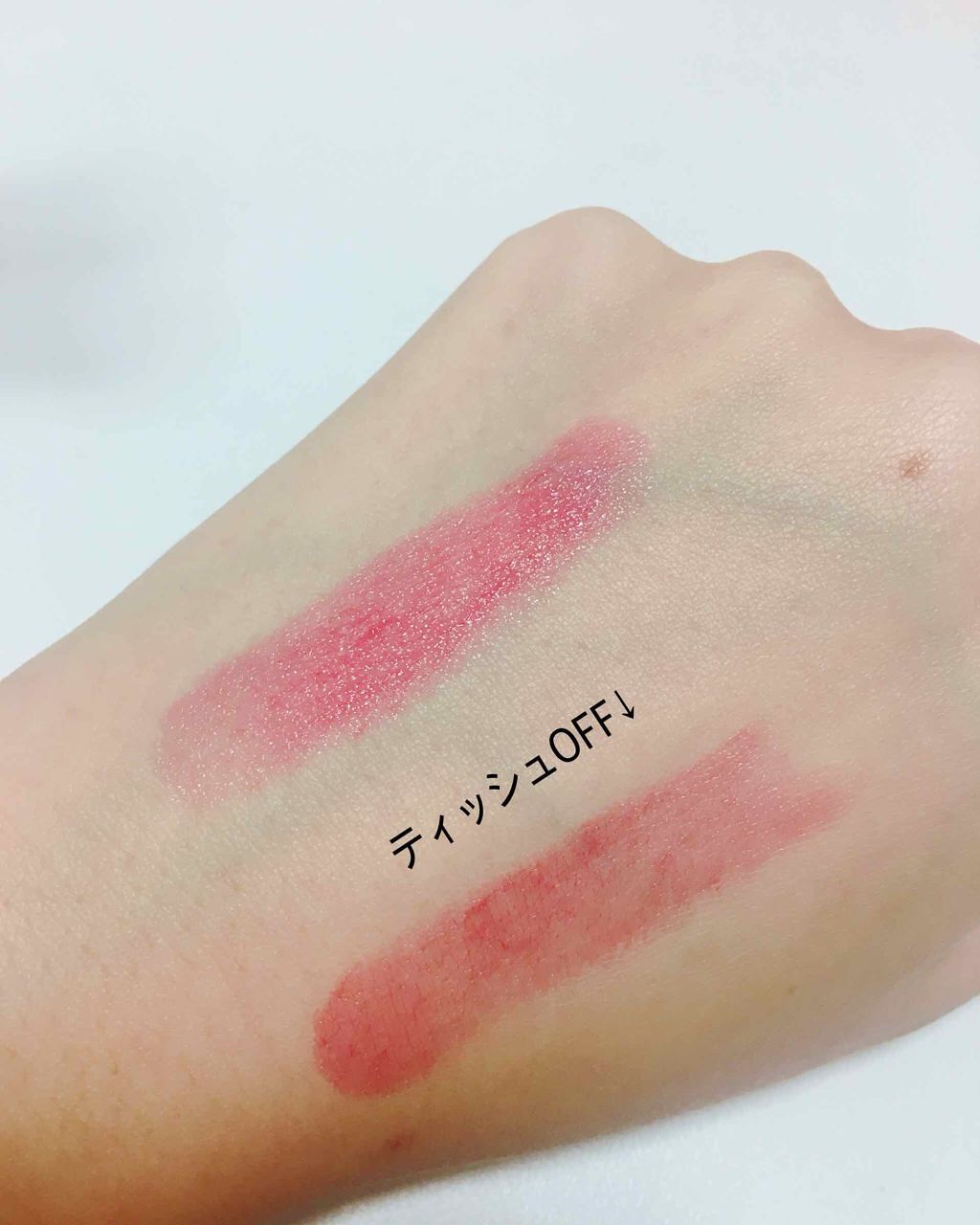 ラスティンググロスリップ/CEZANNE/口紅を使ったクチコミ（3枚目）