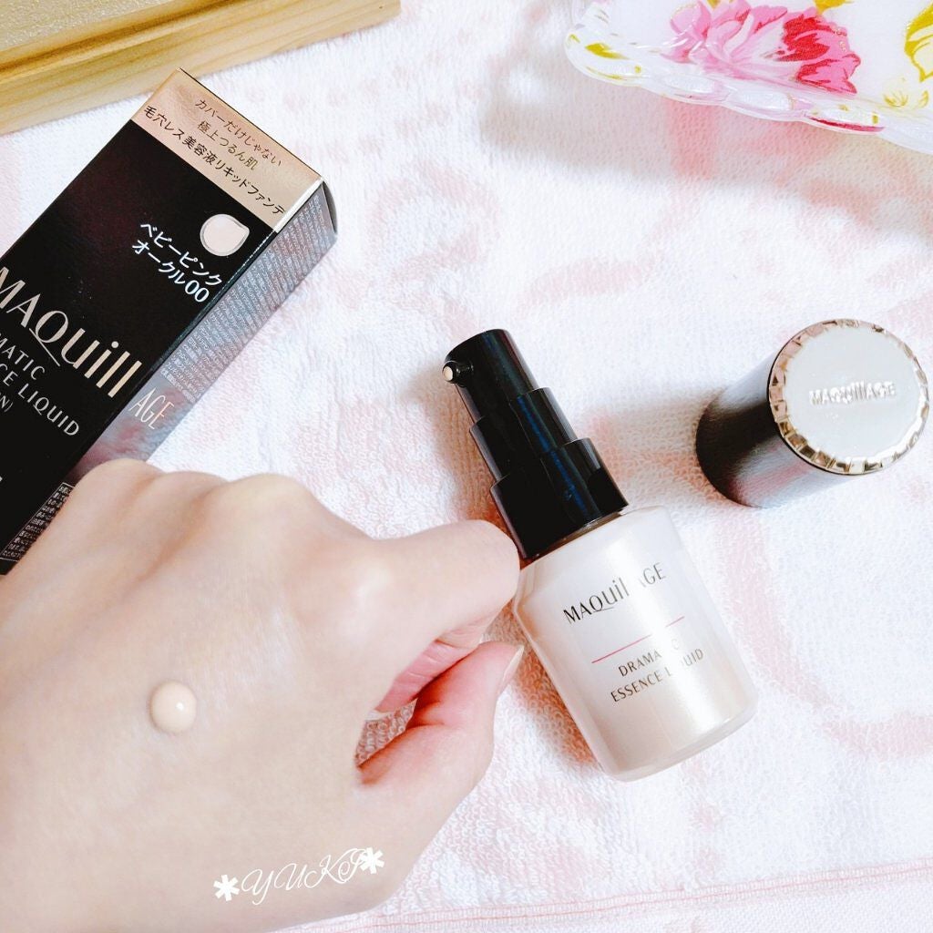 ドラマティックエッセンスリキッド/マキアージュ/リキッドファンデーションを使ったクチコミ(4枚目)