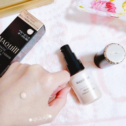 ドラマティックエッセンスリキッド/マキアージュ/リキッドファンデーションを使ったクチコミ(4枚目)