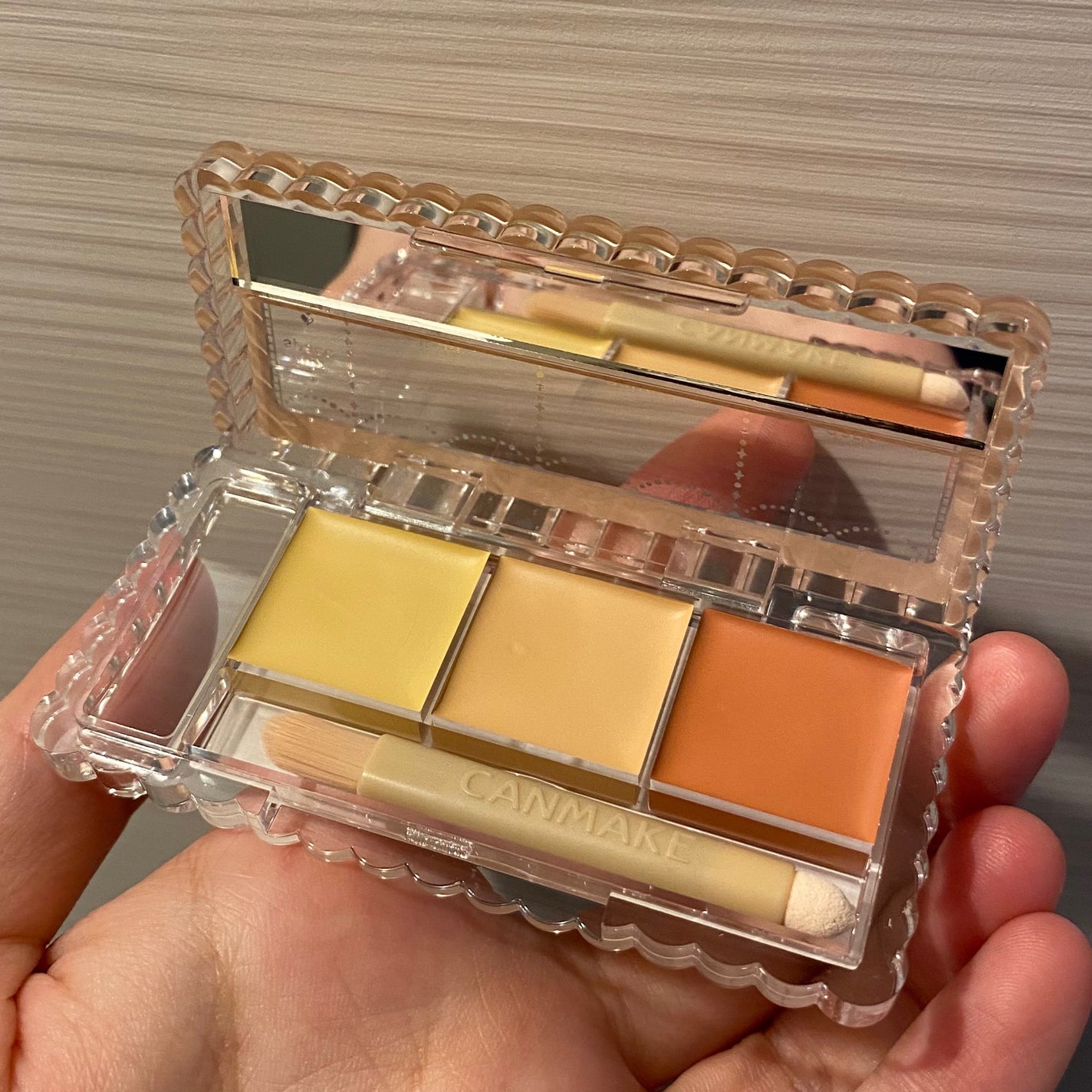 カラーミキシングコンシーラー/キャンメイク/パレットコンシーラーを使ったクチコミ(3枚目)