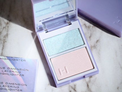 トゥルーディメンションレイヤリングハイライター/hince/パウダーハイライトを使ったクチコミ(5枚目)