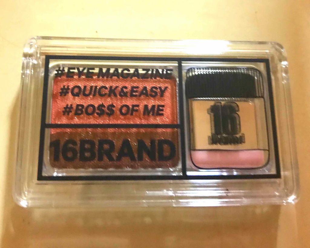 16 EYE MAGAZINE/16BRAND/アイシャドウパレットを使ったクチコミ(1枚目)