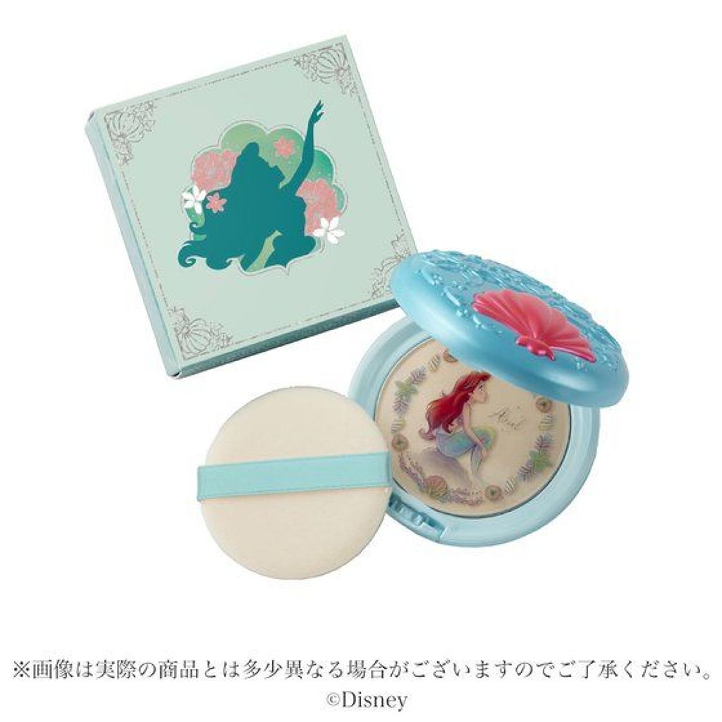 クレアボーテ フェイスパウダーコンパクト‐ディズニープリンセスアリエル -