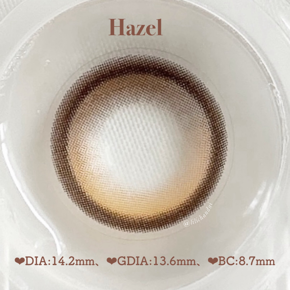 Big Glowy 1day ヘーゼル/OLENS/ワンデー（１DAY）カラコンを使ったクチコミ（3枚目）