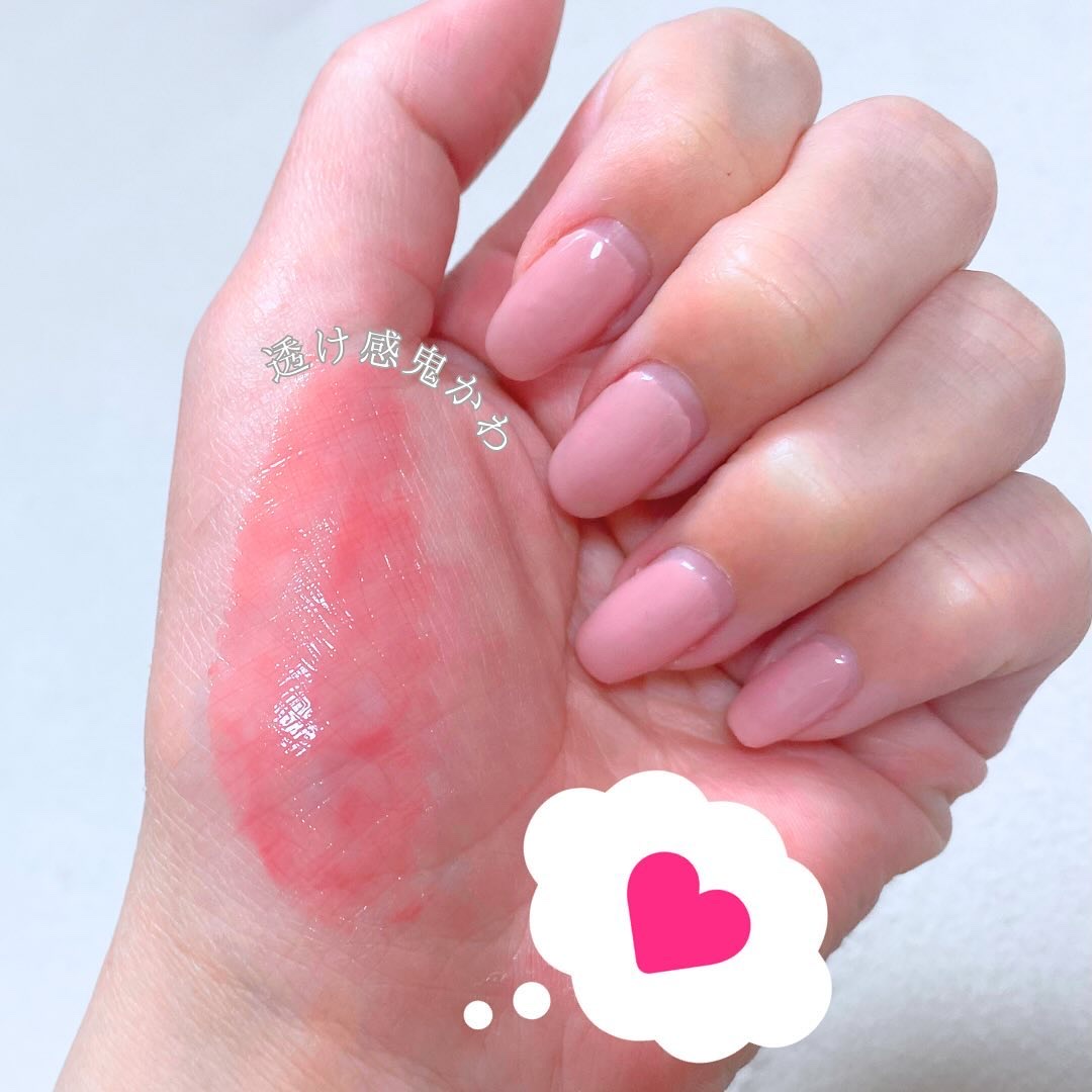 ゲットイットティントグレーズバーム 01 ローズピューレ/TONYMOLY/リップティントを使ったクチコミ（3枚目）