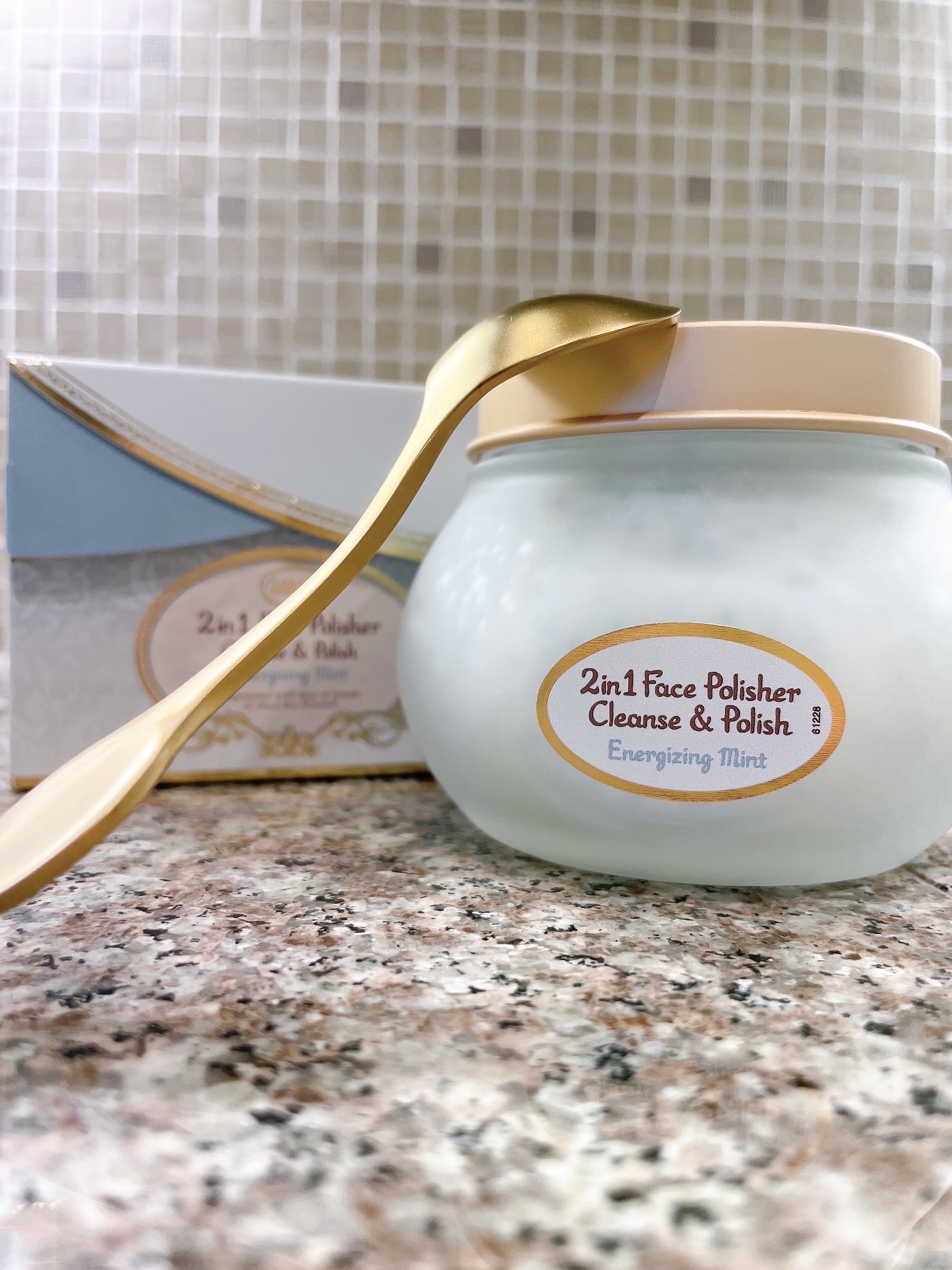 フェイスポリッシャー リフレッシング（ミント）/SABON/スクラブ・ゴマージュを使ったクチコミ（3枚目）