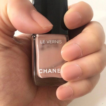 ヴェルニ ロング トゥニュ 521 ローズ カシェ/CHANEL/マニキュアを使ったクチコミ（3枚目）