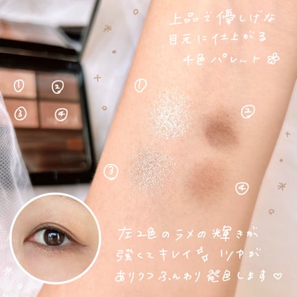 ミネラルクラッシィシャドー/エトヴォス/アイシャドウパレットを使ったクチコミ(3枚目)
