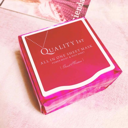 オールインワンシートマスク グランモイスト BOX/クオリティファースト/シートマスク・パックを使ったクチコミ(1枚目)